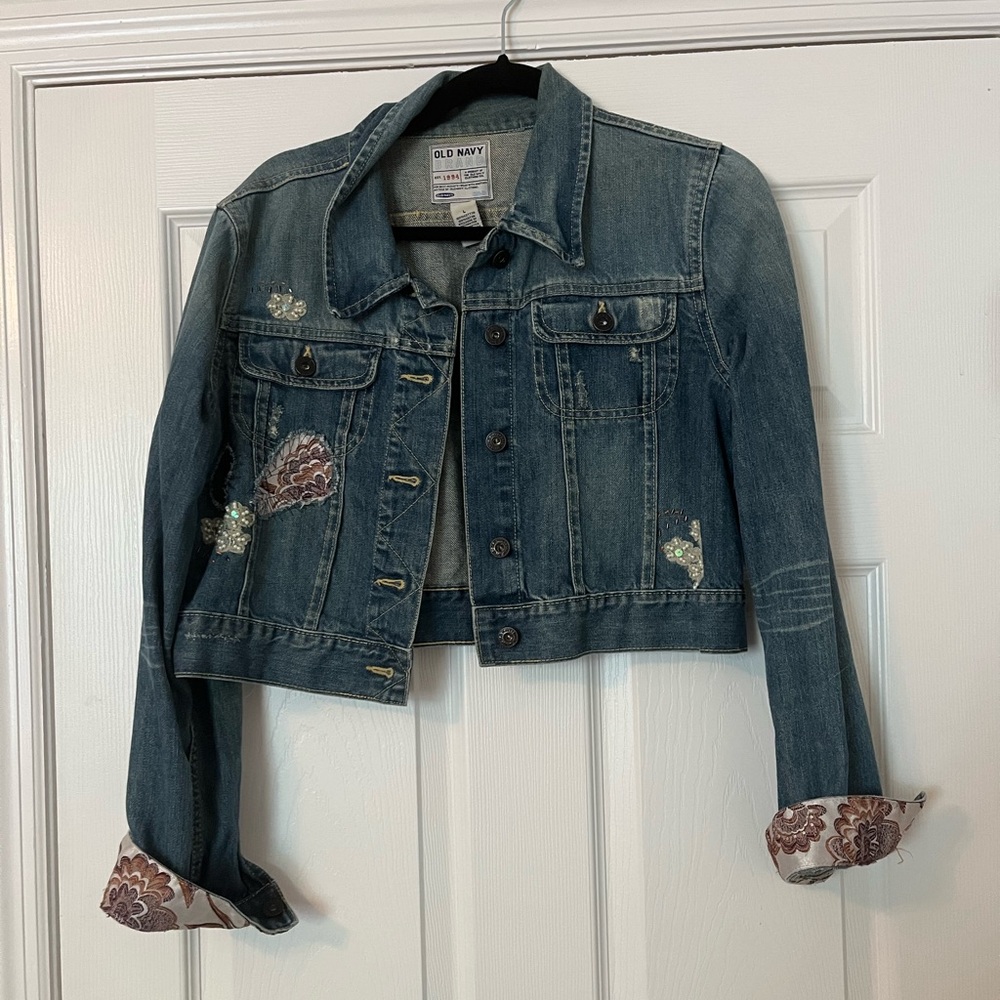 Cropped Jean Jacket